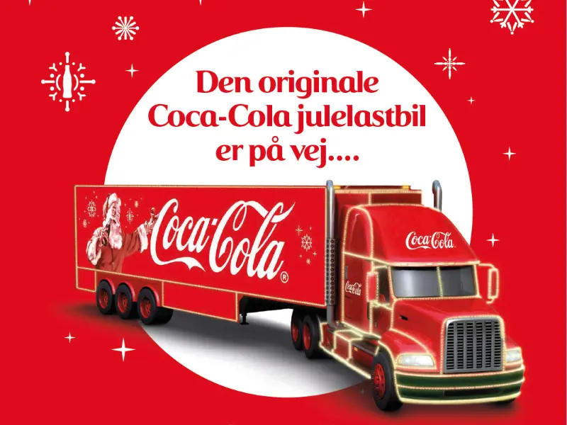 Coca-Cola lastbilen besøger Jesperhus